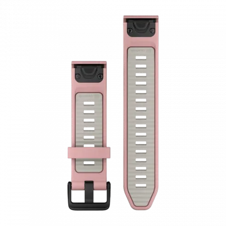Ремінець QuickFit 20 мм, Dust Rose/Fog Gray рожевий силіконовий