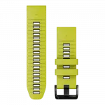 Ремінець QuickFit 26 мм, Electric Lime/Graphite жовтий силіконовий 
