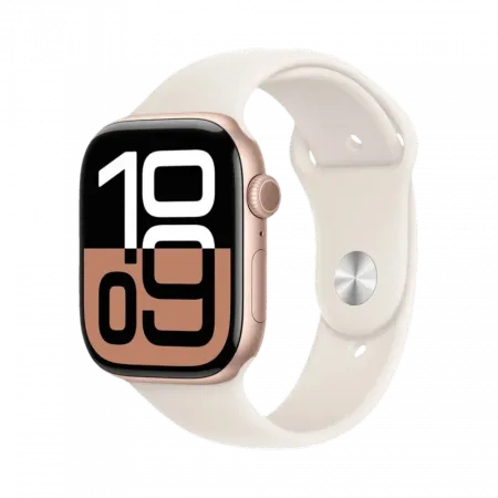 б/у Apple Watch Series 10 GPS 42mm Rose Gold Aluminum Case with Light Blush Sport Band - S/M