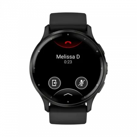 Смарт-годинник Garmin Venu 3 Slate stainless steel bezel з чорним корпусом та силіконовим ремінцем