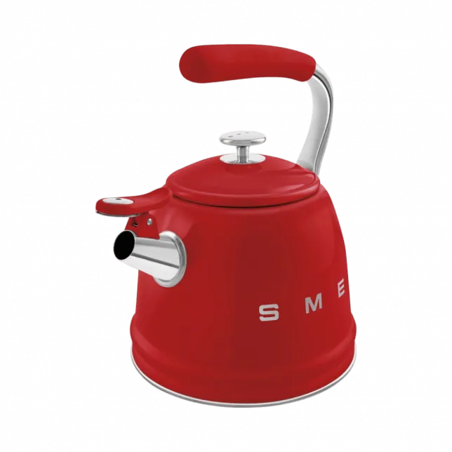 Чайник зі свистком Smeg (Red)