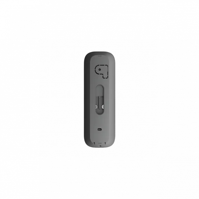 Відеодзвінок Ajax Doorbell, універсальне встановлення, 4 мп, 155° вертикальний 90° горизонтальний, іч 6м, дальнісь виявлення руху 4м, штучний інтелект, wi-fi, grey