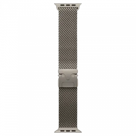 Apple Watch Ultra 3 GPS + LTE, 49mm Natural Titanium Case with Natural Titanium Milanese Loop - Small