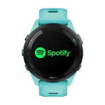 Смарт-годинник Garmin Forerunner 265 з Aqua корпусом та Aqua/Black бірюзовим силіконовим ремінцем