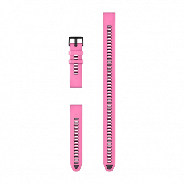 Ремінець QuickFit 20 мм, Pink Aurora рожевий силіконовий (комплект з трьох частин)