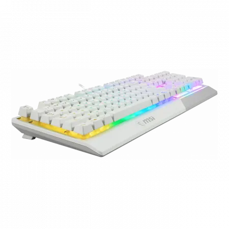 Комплект клавіатура та миша MSI Vigor GK30 COMBO WHITE UA USB, EN/UKR/RU, RGB, білий
