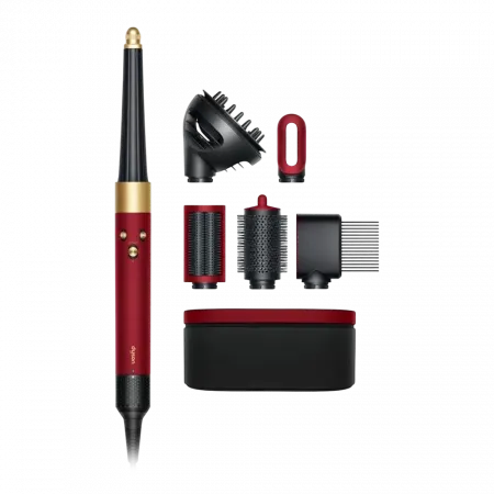 Стайлер для кучерявого волосся Dyson Airwrap i.d. Curly+Coily (Red Velvet/Gold)