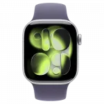 б/у Apple Watch Series 11 GPS 42mm Silver Aluminum Case with Purple Fog Sport Band - M/L