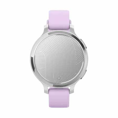 Смарт-годинник Garmin Lily 2 Active Silver з Purple Jasmine бузковим силіконовим ремінцем