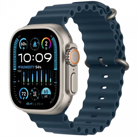 б/у Apple Watch Ultra 2 GPS + LTE 49mm Titanium Case with Blue Ocean Band