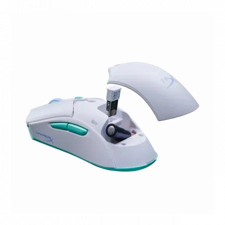 Миша HyperX Pulsefire Haste 2 Core, RGB, WL/BT, білий