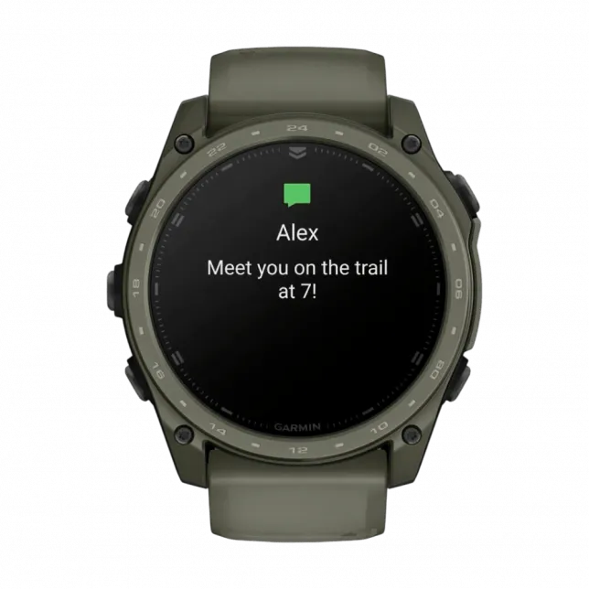 Смарт-годинник Garmin Tactix 8 51 мм AMOLED, Cerakote Coating З балістичним калькулятором Applied Ballistics Ultralight, з покриттям Olive Drab хакі Cerakote