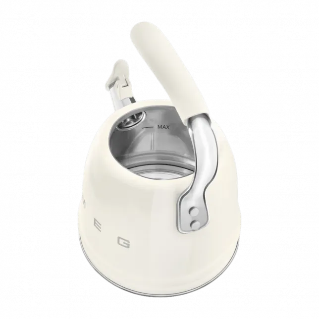 Чайник зі свистком Smeg (Cream)