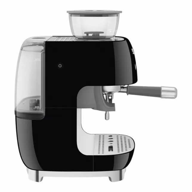Кавомашина еспресо з кавомолкою Smeg (Black)