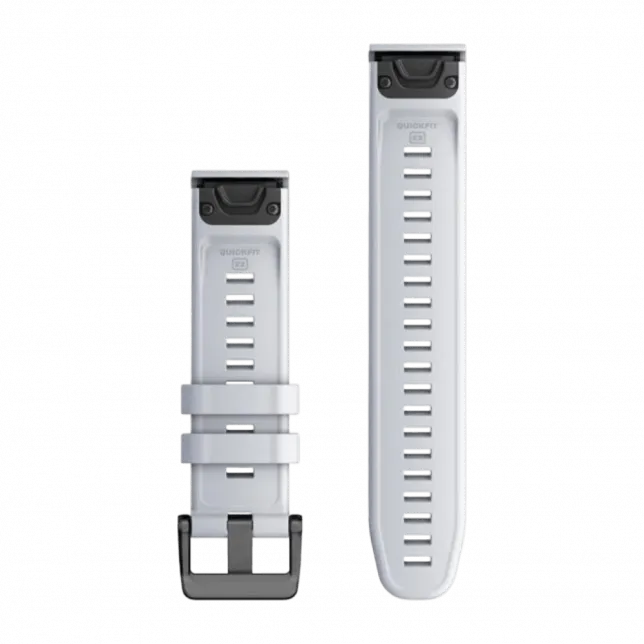 Ремінець QuickFit 22 мм, Whitestone білий силіконовий
