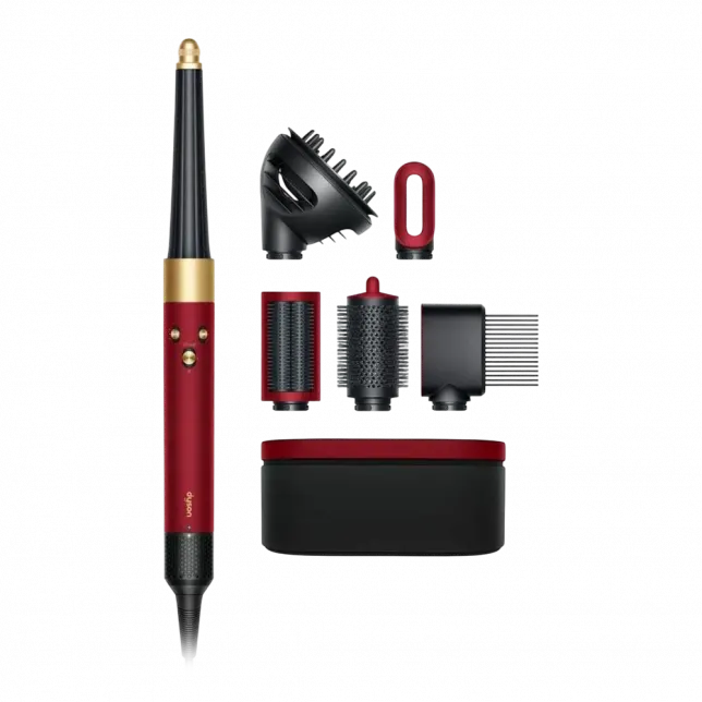 Стайлер для кучерявого волосся Dyson Airwrap i.d. Curly+Coily (Red Velvet/Gold)