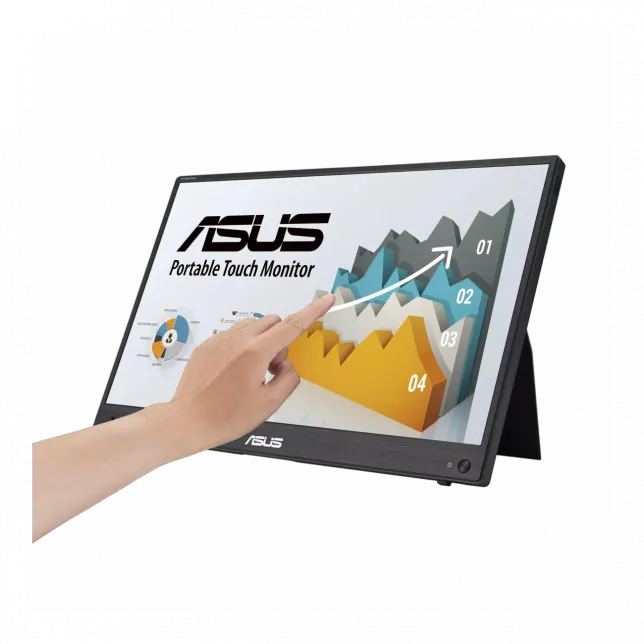 Монітор портативний Asus 15.6" ZenScreen MB16AHT mHDMI, 2xUSB-C, MM, IPS, Touch