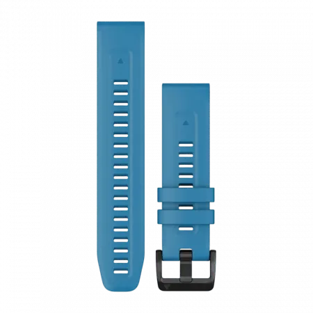 Ремінець QuickFit 22 мм, Cirrus Blue синій силіконовий