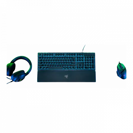 Клавіатура мембранна Razer Ornata V3 X 104key, USB-A, EN/UK, RGB, чорний