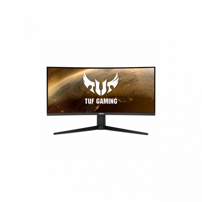Монітор Asus 34" TUF Gaming VG34VQL1B 2xHDMI, 2xDP, USB, MM, VA, 3440x1440, 21:9, 165Hz, 1ms, sRGB 120%, CURVED, FreeSync, HAS, HDR400