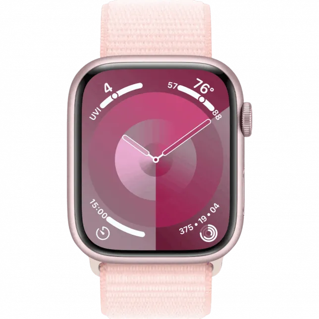 б/у Apple Watch Series 9 GPS 45mm Pink Aluminum Case with Light Pink Sport Loop