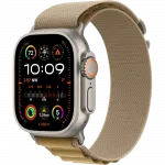 б/у Apple Watch Ultra 2 GPS + LTE 49mm Titanium Case with Tan Alpine Loop - Large
