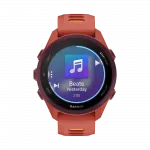 Смарт-годинник Garmin Forerunner 170 Music Red Pink червоний з Red Pink/Mango Band червоним/жовтим силіконовим ремінцем