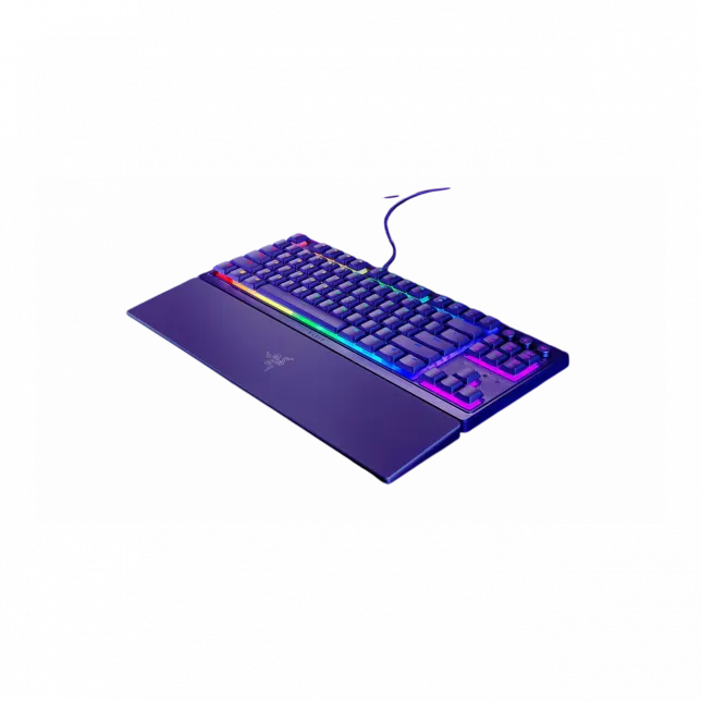 Клавіатура механічна Razer Ornata V3 TKL 84key, Mecha-Membrane Switch, USB-A, EN/UK, RGB, чорний