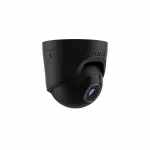 IP-Камера дротова Ajax TurretCam, 5мп, 4мм, Poe, True WDR, IP 65, ІЧ 35м, аудіо, кут огляду 75°до 85°, купольна, чорна