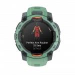 Смарт-годинник Garmin Instinct 3 45 мм, AMOLED Neotropic зелений з Neotropic зеленим силіконовим ремінцем