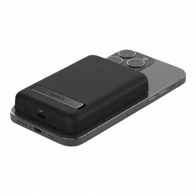 Магнітний повербанк Belkin MagSafe Wireless with Stand 5000mAh Black