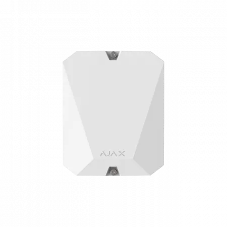 Модуль для інтеграції сторонніх провідних пристроїв Ajax MultiTransmitter, Jeweller, бездротовий, білий