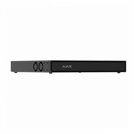 Мережевий відеореєстратор Ajax NVR H2D8PAC 16 black, HDMI 4K, 2 HDD, 8 PoE, 16 каналів, чорний, 140914.122.BL1