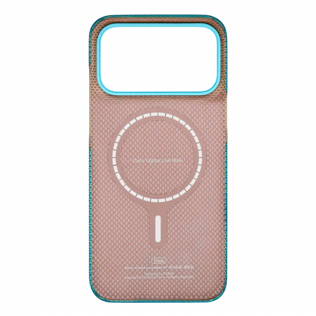 Чохол Pitaka Edge Ultra-Slim Glints of Gold Lucid Blue для iPhone 18 Pro/17 Pro
