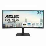 Монітор Asus 34" VA34VCPSR HDMI, DP, USB-C, 3xUSB, RJ-45, MM, VA, 3440x1440, 21:9, 100Hz, 4ms, CURVED, AdaptiveSync, HAS