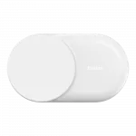 Зарядний пристрій бездротовий Belkin UltraCharge 2в1 Foldable Magnetic Charging 25W, White