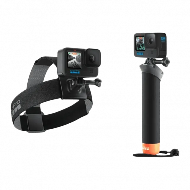 Екшн-камера GoPro Hero 12 Black + Enduro + Head Strap + Handler Floating