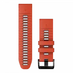 Ремінець QuickFit 26 мм, Flame Red/Graphite червоний силіконовий