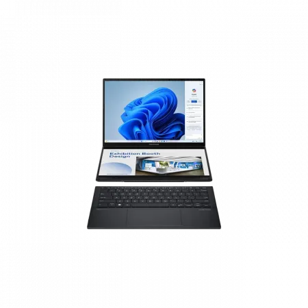 ASUS Ноутбук Zenbook Duo UX8406MA-PZ074W 14" 3K OLED, Intel Ultra 9 185H, 32GB, F2TB, UMA, Win11, Сірий