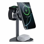 Зарядний пристрій бездротовий Senteo D2 Navi Stand 3in1 45W Black