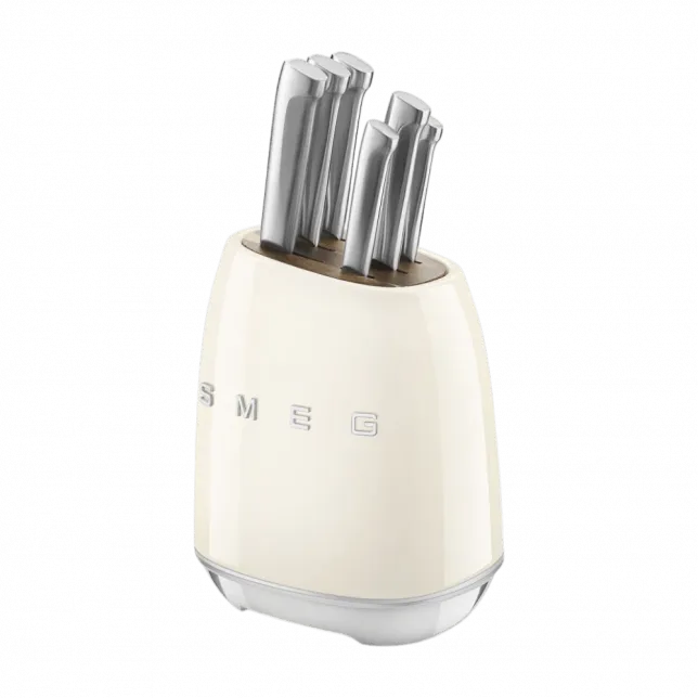 Комплект ножів Smeg (Cream)