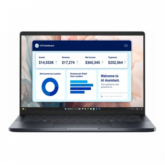 Ноутбук Dell Pro 14 Premium 14" QHD+ OLED Touch, Intel U7-268V, 32GB, F512GB, UMA, Win11P, чорний