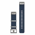 Ремінець QuickFit 22 мм, Indigo синій жакардовий нейлоновий