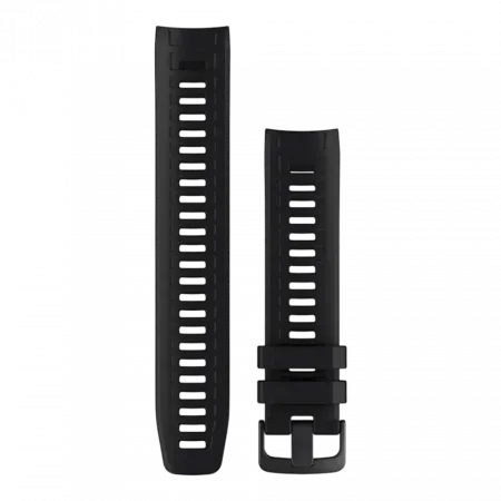  Ремінець 22 мм, (Instinct серія) Black чорний силіконовий