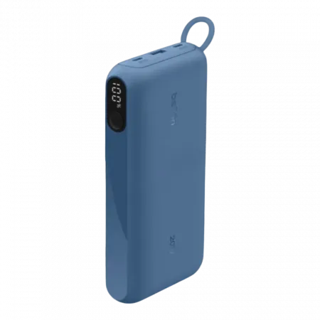 Повербанк Belkin 20000mAh 20W 2xUSB-C/1xUSB-A with Display Blue