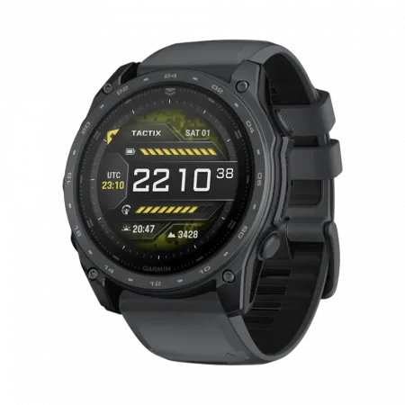 Смарт-годинник Garmin Tactix 8 51 мм AMOLED, Cerakote Coating З балістичним калькулятором Applied Ballistics Ultralight, з покриттям Slate Grey темно-сірий Cerakote