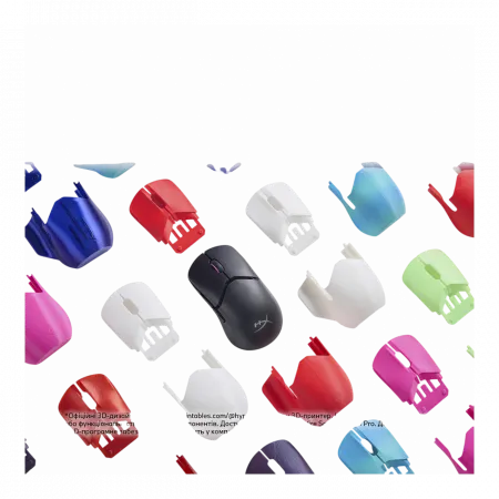 Миша HyperX Pulsefire SAGA PRO, RGB, USB-A/WL/BT, чорний