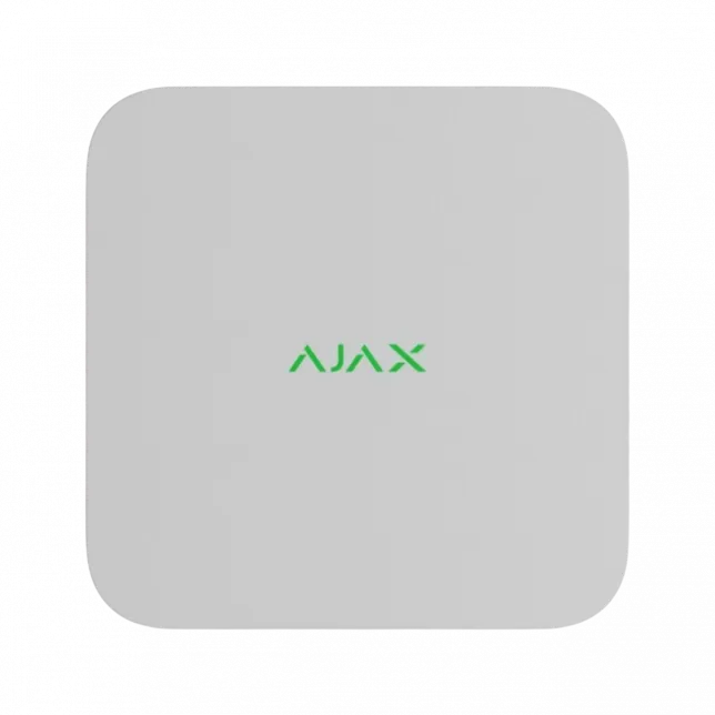 Мережевий відеореєстратор Ajax NVR DC white, 8 каналів, 12V, білий