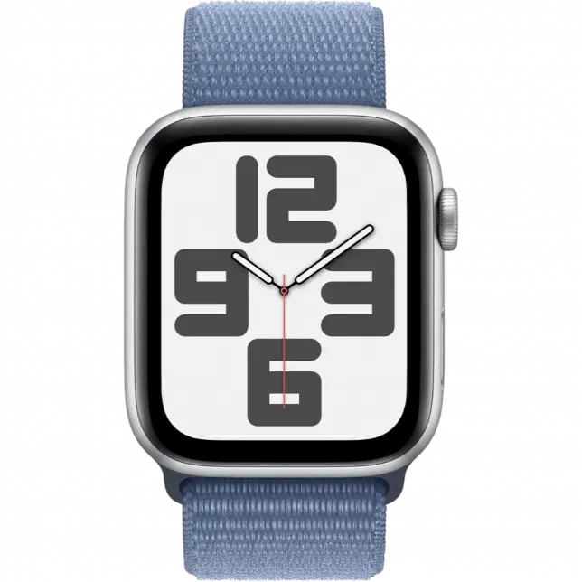 б/у Apple Watch SE 2 GPS 44mm Silver Aluminum Case with Winter Blue Sport Loop