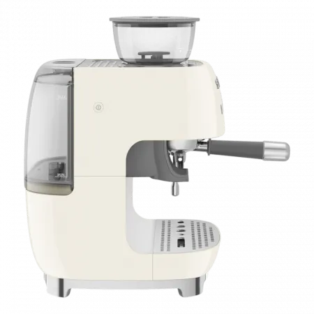 Кавомашина еспресо з кавомолкою Smeg (Cream)